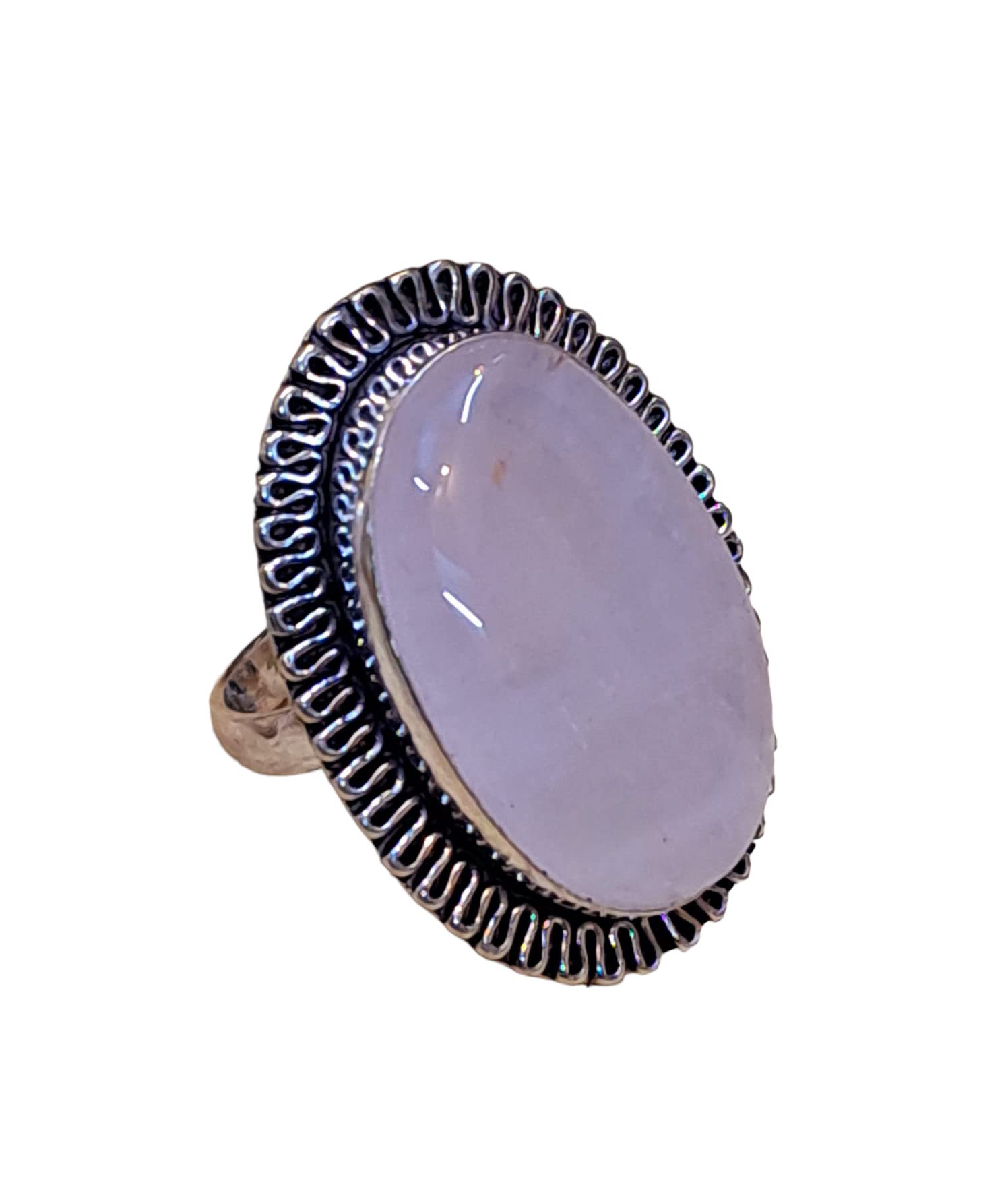 Divinity Certified Rose Quartz Crystal Ring - Abundance, Prosperity, Self Love, Wealth & Protection Default Title